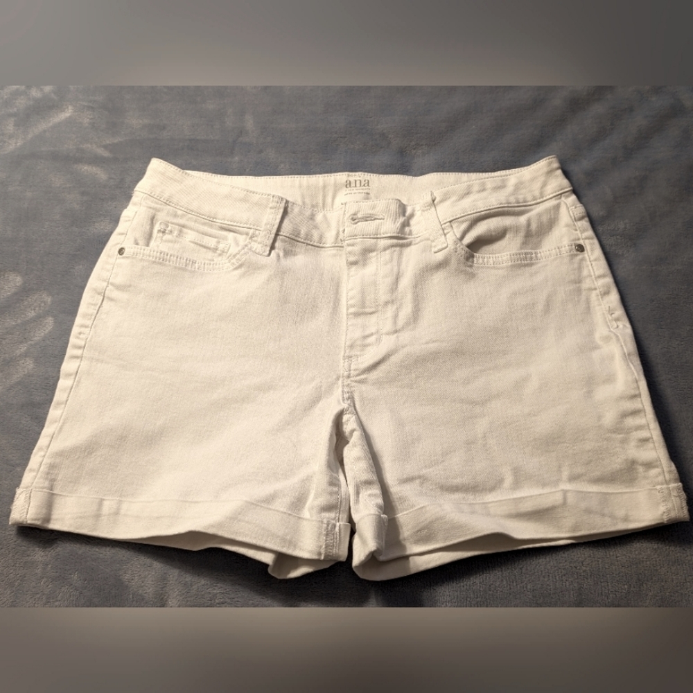 ANA cuffed denim shorts